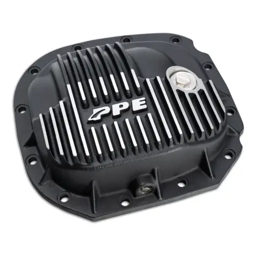 Pacific Performance Engineering - 338051610 | PPE Performance Heavy-Duty Cast Aluminum Rear Differential Cover Brushed Finish (2015-2025 F150 | 8.8" 12 Bolt)