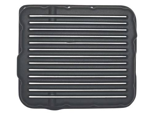 PML Covers - 8650-1-B | PML Cover GM 700R4, 4L60, 4L60E Deep Transmission Pan For GM Blazer (mini), S10, S15, Savana, Sonoma, Suburban 1500, Tahoe & Yukon | Black Powder Coat Finish