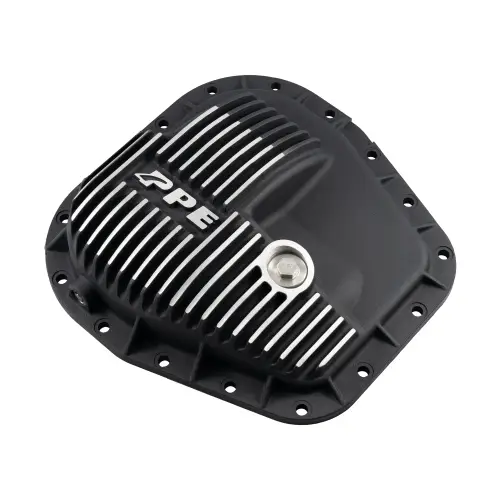 Pacific Performance Engineering - 338052210 | PPE Performance Heavy-Duty Cast Aluminum Rear Differential Cover Brushed Finish (2023-2025 F250, F350 Super Duty | 11.6" 16 Bolt)