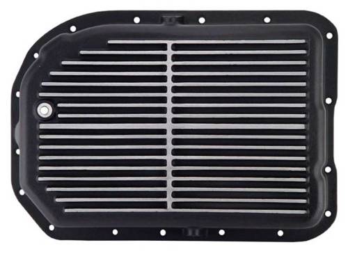 PML Covers - 9167-B | PML Cover GM 4L80E, 4L85E Deep 3.75 Quarts Over Transmission Pan For Chevrolet C2500, K2500, C3500, K3500 & Suburban | Black Powder Coat Finish