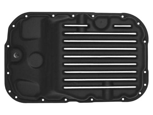 PML Covers - 11149-B | PML Cover GM 6L50 Stock Capacity Transmission Pan For Chevrolet Camaro / Cadillac CTS, SLS & STS / Canyon & Colorado Trucks & SUVs | Black Powder Coat Finish