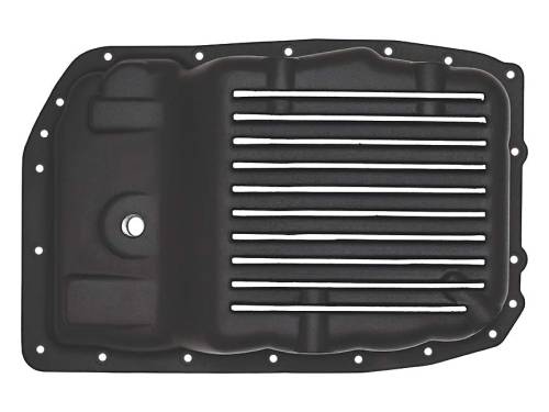 PML Covers - 11087-B | PML Cover GM 6L80, 6L80E Stock Capacity Transmission Pan For Chevrolet Camaro / Hummer H2 / Cadillac | Black Powder Coat Finish