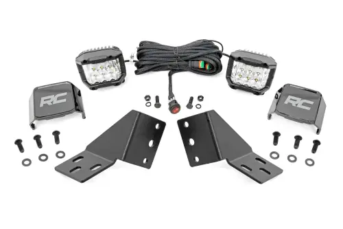 Rough Country - 96127 | Rough Country LED Light Kit Rear Mount For CFMOTO UFORCE 1000 U10 Pro | 3 Inch Osram Wide Angle Series