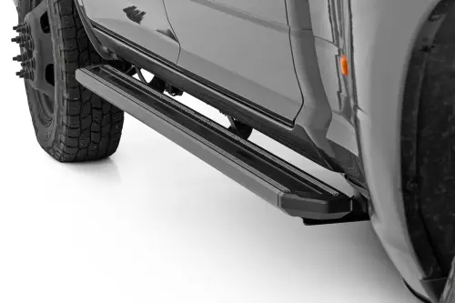 Rough Country - 55009 | Rough Country Multi-Color LED Running Boards For Ram 2500/3500 2WD/4WD | Crew Cab