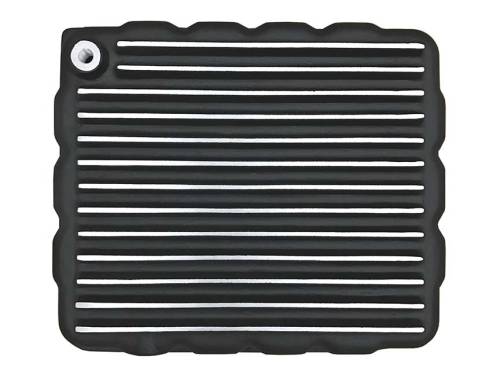 PML Covers - 11037-B | PML Cover RE5R05A Deep 3.5 Quarts Over Transmission Pan For Nissan Titan, Armada & Navara | Black Powder Coat Finish