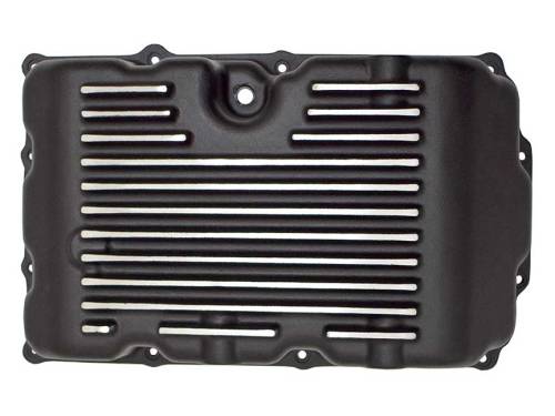 PML Covers - 11151-B | PML Cover AB60E, AB60F Deep Transmission Pan For Toyota Sequoia, Tundra & Land Cruiser / Lexus LX570 | Black Powder Coat Finish