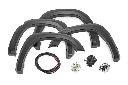 Rough Country - F-D319205-PCG | Rough Country Pocket Fender Fender For Ram 1500 2/WD4WD | Forged Blue