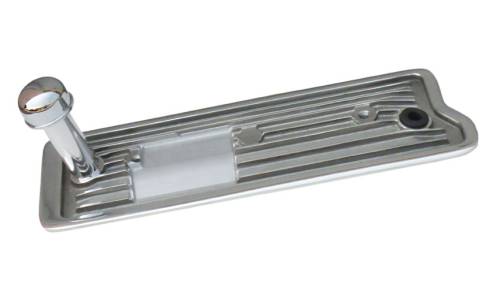 PML Covers - 11081-4-P | PML Cover Buick Nailhead V8 Valley Plate Cover, For Dual 4BBL Intake, Downtube and PCV Hole For Buick 264, 322, 364, 401 & 425 V8 Engines | Polish Finish