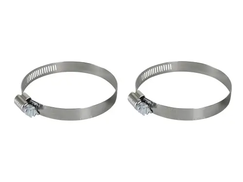 Afe - Advance Flow Engineering - 59-01012-MA | aFe Power Magnum FORCE Spare Parts - Worm Gear Hose Clamps | SAE Size 48, (2-9/16" - 3-1/2")ID (Qty 2)