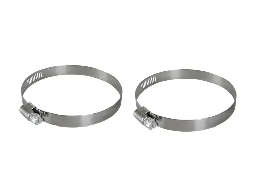 Afe - Advance Flow Engineering - 59-01014-MA | aFe Power Magnum FORCE Spare Parts - Worm Gear Hose Clamps | SAE Size 56, (3-1/16" - 4")ID (Qty 2)