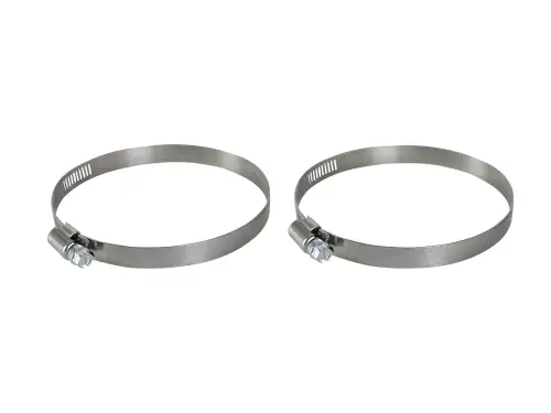 Afe - Advance Flow Engineering - 59-01016-MA | aFe Power Magnum FORCE Spare Parts - Worm Gear Hose Clamps | SAE Size 64, (2-1/2" - 4-1/2")ID (Qty 2)