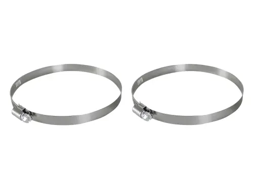 Afe - Advance Flow Engineering - 59-01018-MA | aFe Power Magnum FORCE Spare Parts - Worm Gear Hose Clamps | SAE Size 80, (4-9/16"-5-1/2")ID (Qty 2)