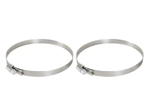 Afe - Advance Flow Engineering - 59-01019-MA | aFe Power Magnum FORCE Spare Parts - Worm Gear Hose Clamps |SAE Size 88, (5-1/16"-6")ID (Qty 2)