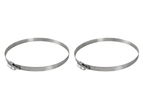 Afe - Advance Flow Engineering - 59-01021-MA | aFe Power Magnum FORCE Spare Parts - Worm Gear Hose Clamps | SAE Size 104, (6-1/16"-7")ID (Qty 2)