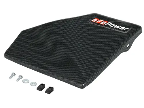 Afe - Advance Flow Engineering - 54-12868-C | aFe Power Rapid Induction Intake System Cover For BMW 2 Series/X Series / Mini Cooper | Fits Intake Kits: 51-12862, 54-12862, 52-10011D And 52-10011R, Carbon Fiber Look