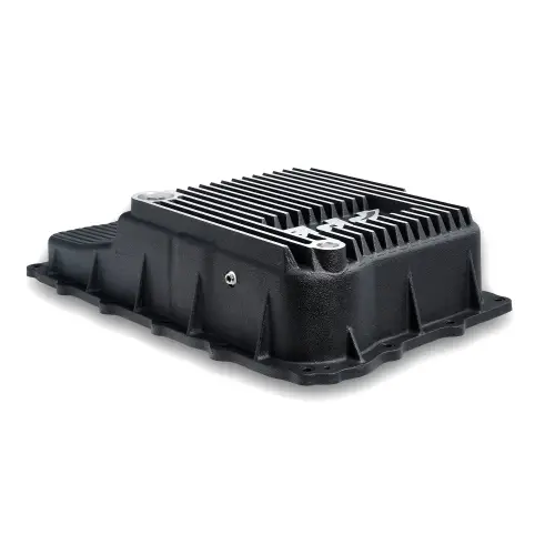 Pacific Performance Engineering - 128051210 | PPE Performance Heavy-Duty Cast Aluminum Transmission Pan Brushed Finish (2018-2020 GM Suburban, Tahoe, Yukon 10L80)