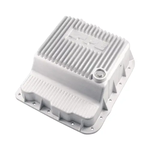 Pacific Performance Engineering - 128051500 | PPE Performance Heavy-Duty Cast Aluminum Transmission Pan Raw Finish (1985–2014 GM 700R4, 4L60, 4L60E, 4L65, 4L70E, 4L75E)