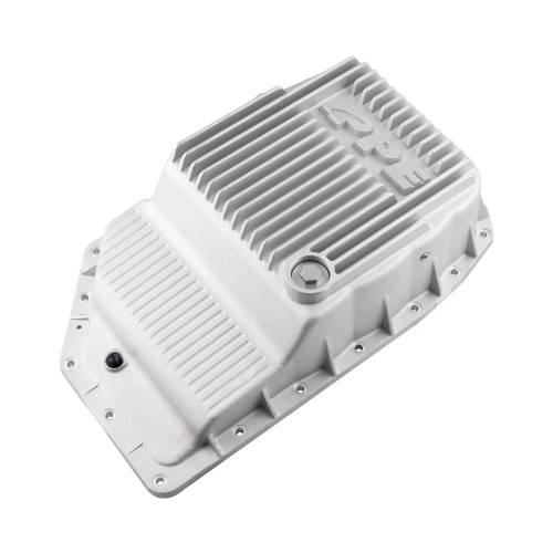 Pacific Performance Engineering - 128051900 | PPE Performance Heavy-Duty Cast Aluminum Transmission Pan Raw Finish (2007-2023 GM 6L90)