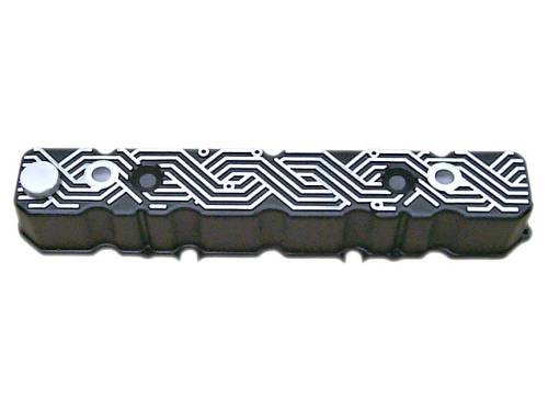 PML Covers - 8656-BK | PML Cover Valve Cover For Jeep/AMC 4.2 258 Straight 6 Engine | Black Powder Coat Finish