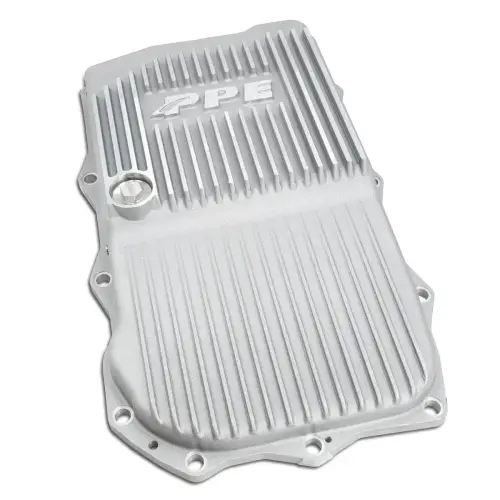 Pacific Performance Engineering - 228053400 | PPE Performance Heavy-Duty Cast Aluminum Transmission Pan Raw Finish (2013-2025 Dodge, Ram, Jeep, BMW, Toyota Supra ZF 8-Speed)