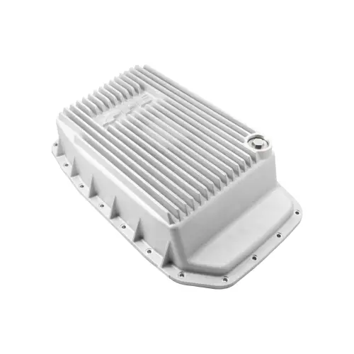 Pacific Performance Engineering - 328051100 | PPE Performance Heavy-Duty Cast Aluminum Transmission Pan Raw Finish (2009-2014 Ford F150 6R80, 2017-2022 F250, F350 Super Duty 6R100)