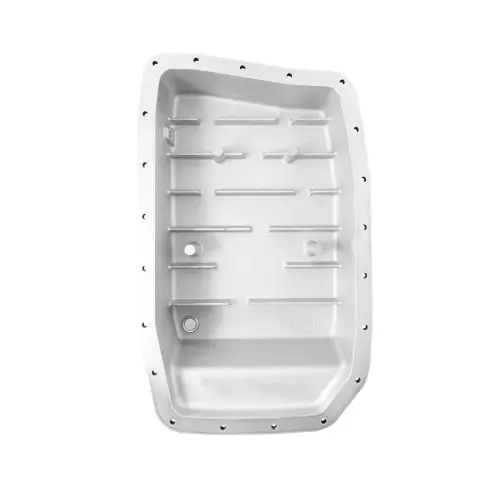 Pacific Performance Engineering - 328051110 | PPE Performance Heavy-Duty Cast Aluminum Transmission Pan Brushed Finish (2009-2014 Ford F150 6R80, 2017-2022 F250, F350 Super Duty 6R100)