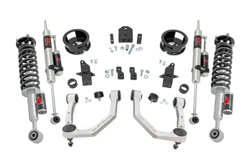 Rough Country - 72644 | Rough Country 3.5 Inch Lift Kit For Toyota Land Cruiser 4WD | M1R Strut With M1R Rear Shocks