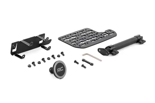 Rough Country - 33005 | Rough Country Accessory Dash Mount For Ram 1500 2WD/4WD | With 12 Inch Touchscreen, With 8 Inch Extension Arm For Magsafe Devices