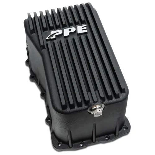Pacific Performance Engineering - 214053820 | PPE Performance Heavy-Duty Cast Aluminum Engine Oil Pan Black Finish (2007-2011 Wrangler JL 3.8L )
