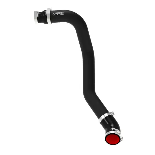 Pacific Performance Engineering - 115022020 | Hot Side Intercooler Charge Pipe Black Finish (2004-2010 Silverado 2500 HD, 3500 HD 6.6L td)