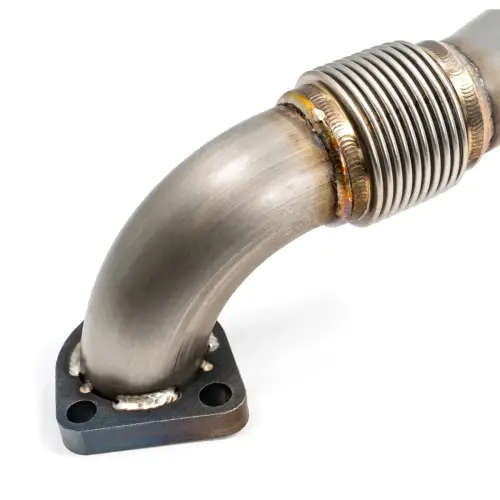 Pacific Performance Engineering - 116112545 | PPE Performance Replacement Up-Pipe (Driver Side) for PPE Exhaust Manifold (2017-2025 Silverado, Sierra 2500 HD, 3500 HD 6.6L td)