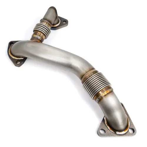 Pacific Performance Engineering - 116119100 | PPE Performance Replacement Up-Pipe (Passenger Side) for PPE Exhaust Manifold (2002-2004 Silverado, Sierra 2500 HD, 3500 HD 6.6L td CA)
