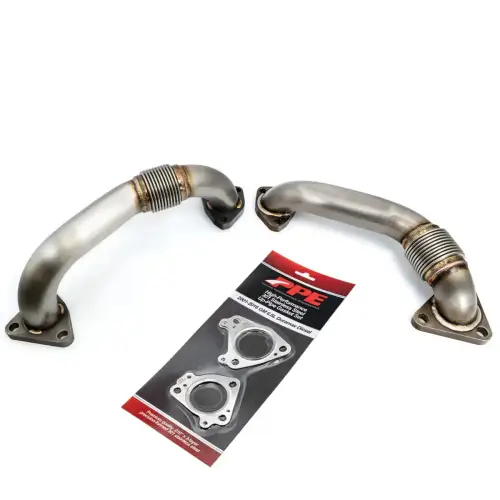 Pacific Performance Engineering - 116120000 | PPE Performance OEM Length Replacement High Flow Up-Pipe Kit (2001-2004 Silverado, Sierra 2500 HD, 3500 HD 6.6L td FED/2001 CA)