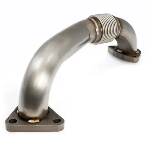 Pacific Performance Engineering - 116120005 | PPE Performance Replacement Up-Pipe (Driver Side) for OEM Exhaust Manifold (2001-2016 Silverado, Sierra 2500 HD, 3500 HD 6.6L td)