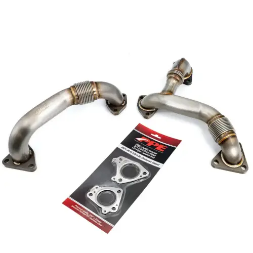 Pacific Performance Engineering - 116120710 | PPE Performance OEM Length Replacement High Flow Up-Pipe Kit (2007.5-2010 Silverado, Sierra 2500 HD, 3500 HD 6.6L td)