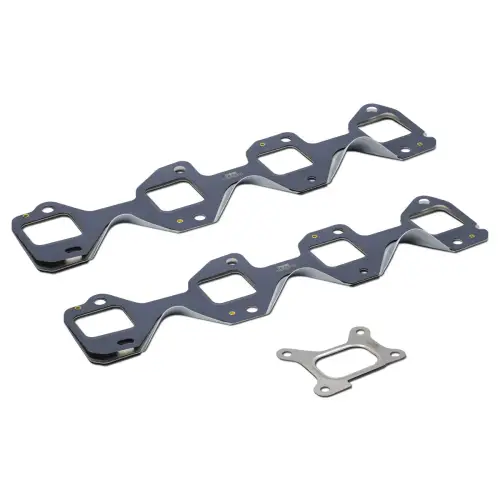 Pacific Performance Engineering - 118062012 | PPE Performance Standard Port Stainless Steel Exhaust Manifold Gasket Set (3 pcs) (2017-2025 Silverado, Sierra 2500 HD, 3500 HD 6.6L td)
