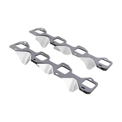 Pacific Performance Engineering - 118062015 | PPE Performance Standard Port Stainless Steel Exhaust Manifold Gasket (2 PCS) (2017-2025 Silverado, Sierra 2500 HD, 3500 HD 6.6L td)