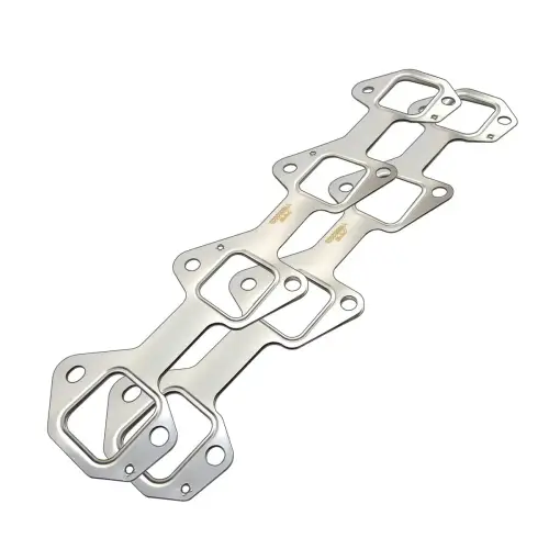 Pacific Performance Engineering - 118062020 | PPE Performance High-Performance Manifold Oversize Port (46.8mm X 41.0mm) Gaskets (2 pcs) (2001-2016 Silverado, Sierra 2500 HD, 3500 HD 6.6L td)