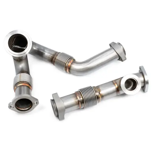 Pacific Performance Engineering - 316119504 | PPE Performance OEM Performance Up-Pipes (2004-2007 F250, F350 Super Duty 6.0L with square EGR cooler)