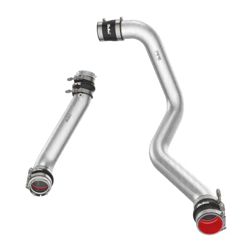 Pacific Performance Engineering - 115026110 | PPE Performance Hot and Cold Side Intercooler Charge Pipe Kit Brushed Finish (2020–2025 Silverado, Sierra 2500 HD, 3500 HD 6.6L td)
