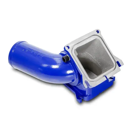 Pacific Performance Engineering - 115053522 | PPE Performance Race High-Flow 3 inch Intake Bridge Manifold Blue Finish (2006-2010 Silverado, Sierra 2500 HD, 3500 HD 6.6L td)