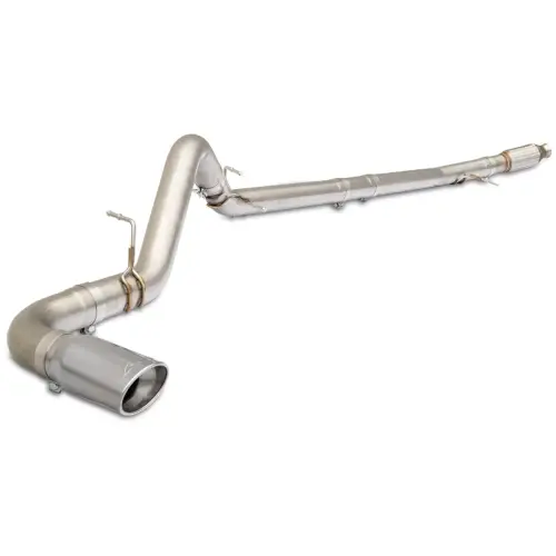 Pacific Performance Engineering - 117050030 | PPE Performance 304 Stainless Steel DPF-Back Performance Exhaust Kit - Single Exit Raw Tubes, Polished Tips (2020–2022 Silverado, Sierra 1500 I6-3.0L td)