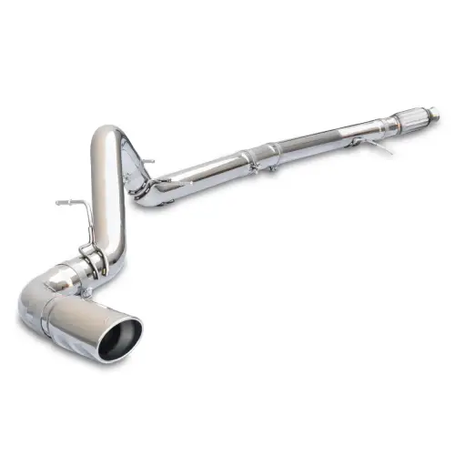 Pacific Performance Engineering - 117053030 | PPE Performance 304 Stainless Steel DPF-Back Performance Exhaust Kit - Single Exit Polished Tubes, Polished Tip (2020–2022 Silverado, Sierra 1500 I6-3.0L td)