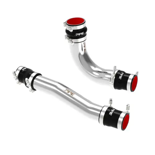 Pacific Performance Engineering - 215021630 | PPE Performance Intercooler Charge Pipe Kit - Stainless Steel Polished Finish (2010–2012 Ram 2500, 3500 6.7L td)