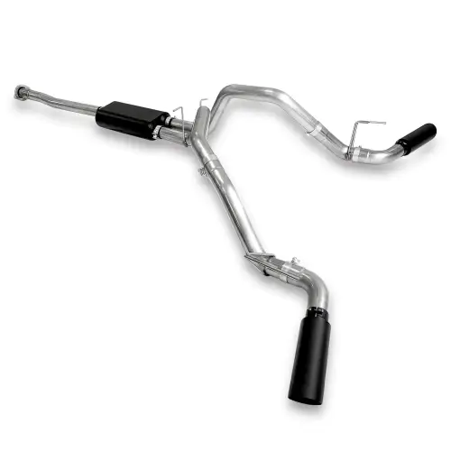 Pacific Performance Engineering - 217050020 | PPE Performance Cat-back Exhaust System Dual Exit Raw Finish (2019-2024 Ram 1500 V8-5.7L HEMI)