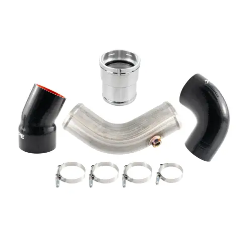 Pacific Performance Engineering - 315025000 | PPE Performance Cold Side Intercooler Charge Pipe Kit Raw Finish (2017–2025 F250, F350 Super Duty 6.7L Power Stroke)