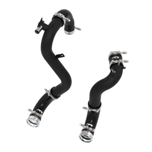 Pacific Performance Engineering - 315030020 | PPE Performance Hot and Cold Side Intercooler Charge Pipe Kit Black Finish (2021-2024 Ford Bronco 2.3L)