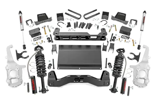Rough Country - 49957 | Rough Country 6 Inch Lift Kit For Ford F-150 4WD | Vertex Coilovers With V2 Rear Shocks
