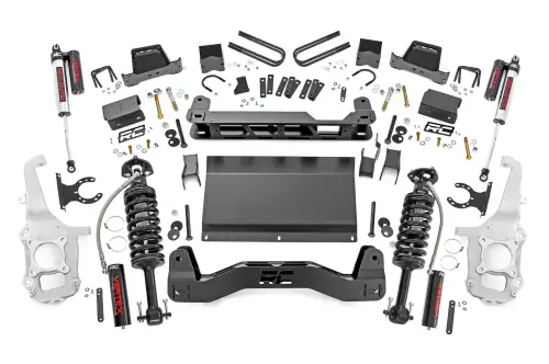 Rough Country - 49950 | Rough Country 6 Inch Lift Kit For Ford F-150 4WD | Vertex Coilovers With Vertex Shocks
