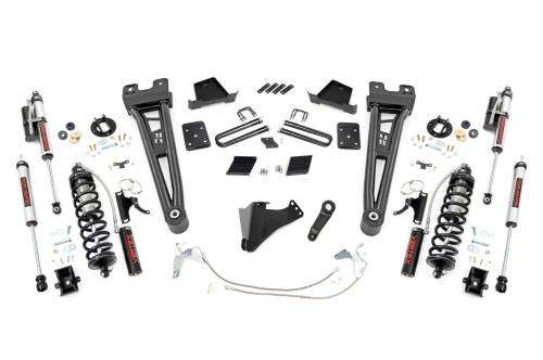 Rough Country - 54159 | Rough Country 6 Inch Coilover Conversion Lift Kit With Radius Arm For Ford F-250 Super Duty | 2011-2014 | Diesel, No Rear Factory Springs, Rear Vertex Shocks